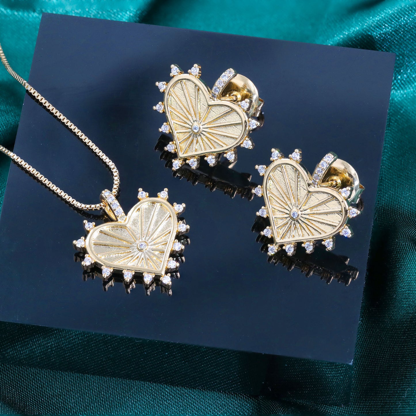 colar coração XYS101262