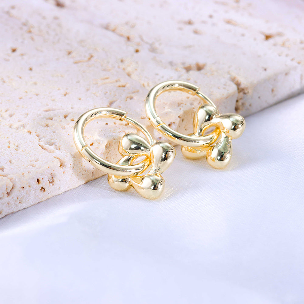 Brincos Flores Lisas DCG0721