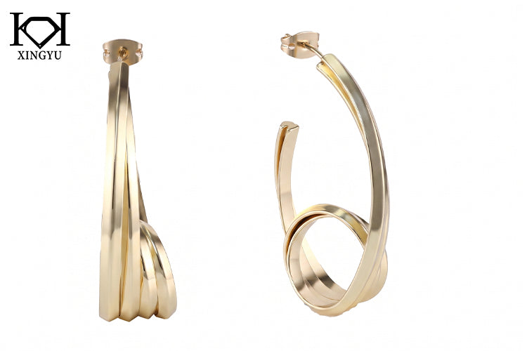 Brincos Design Argola Tripla DCG1610