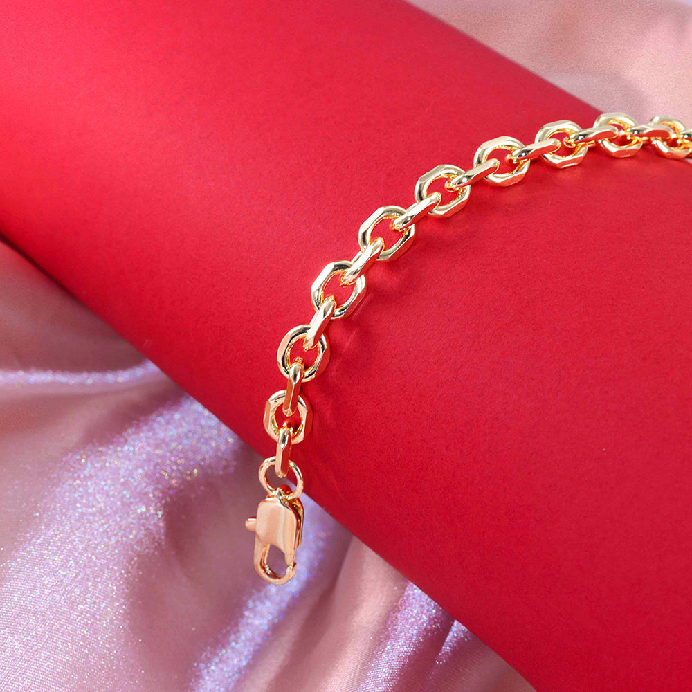 Pulseira elos lisos DCG0643