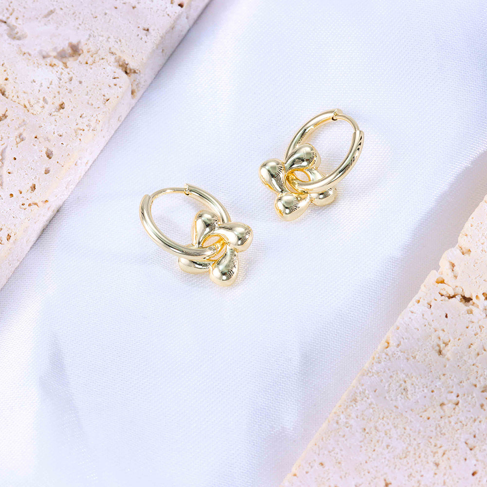 Brincos Flores Lisas DCG0721