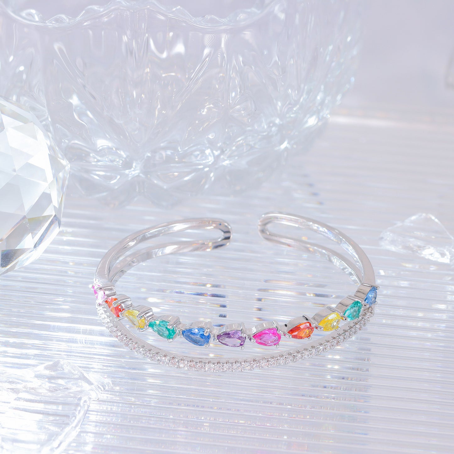 Pulseira bracelete coração mix cores XYH100937