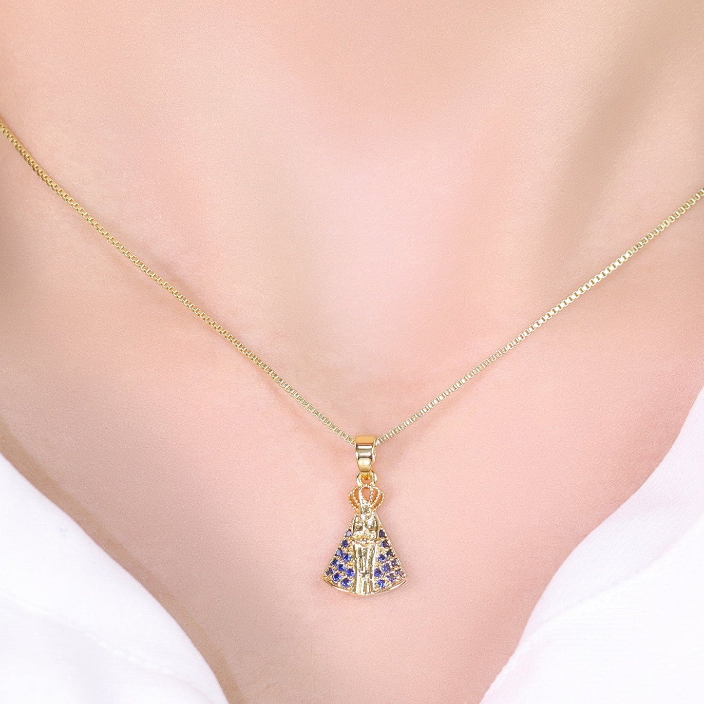 Colar Nossa Senhora Aparecida - XYS100554