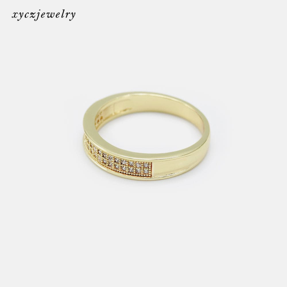 Anel Linha Fina Micro Cravejada XYR102104-2