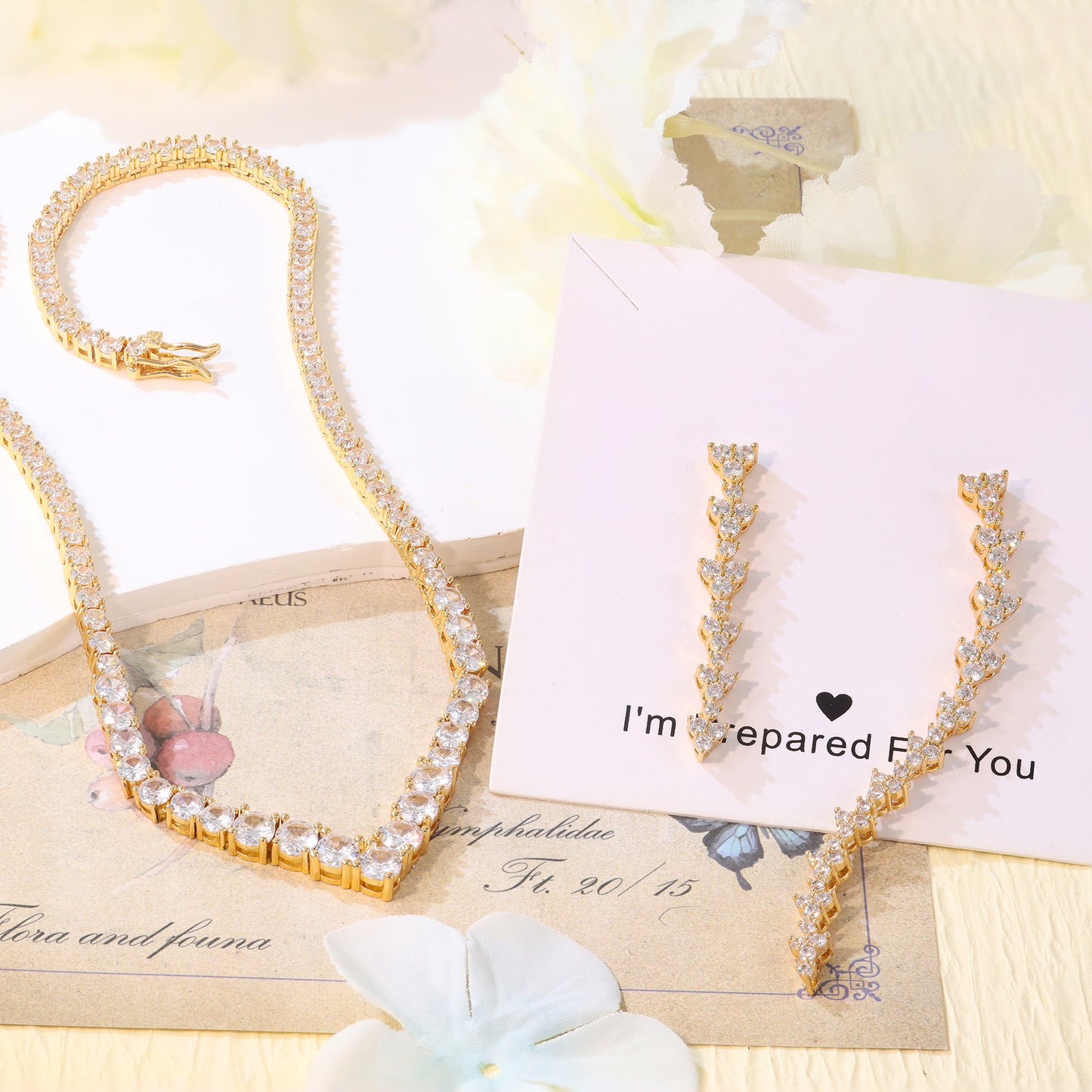 brinco cascata cristal - XYE104847