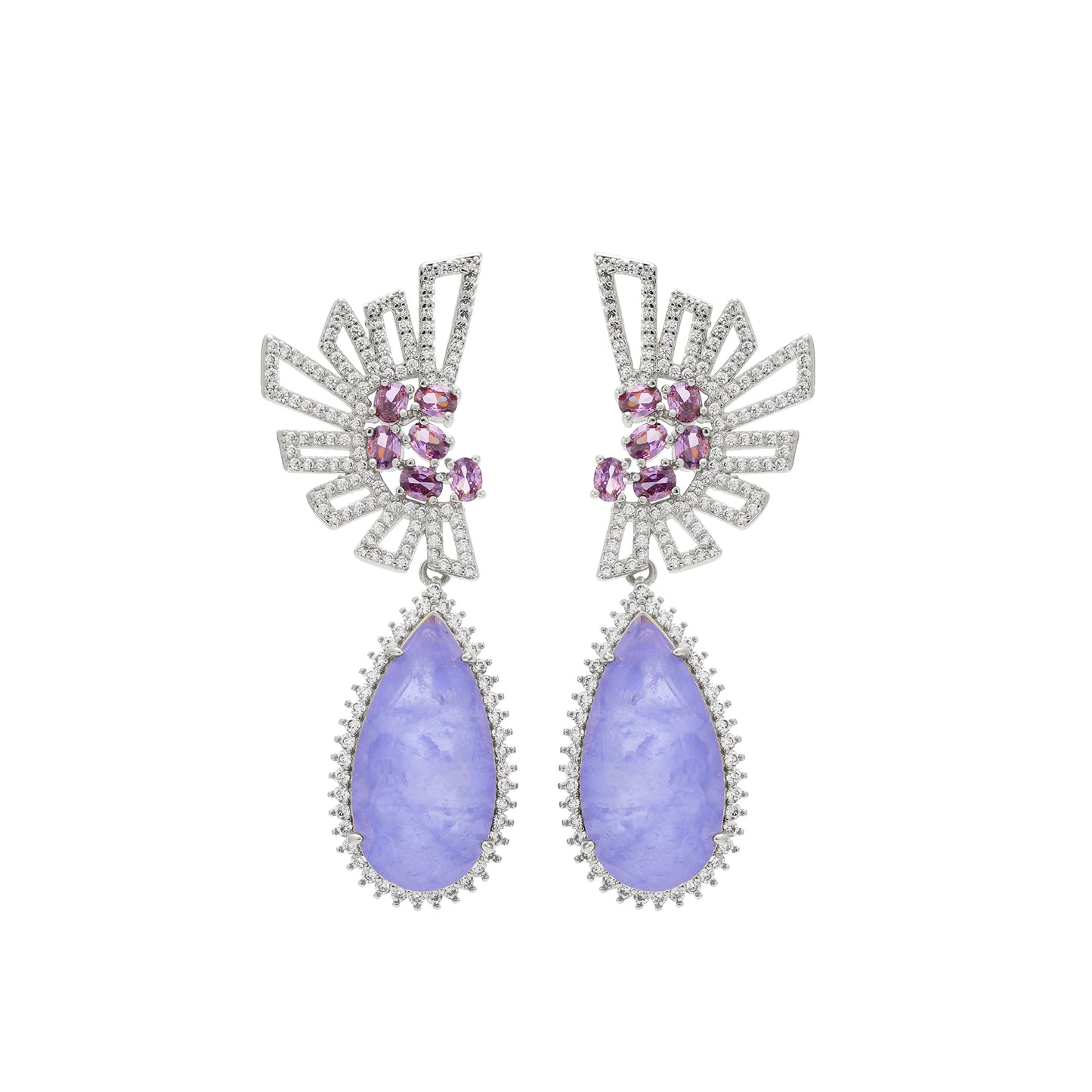 Brinco longos ocos em forma de gota d'água - XYS101182