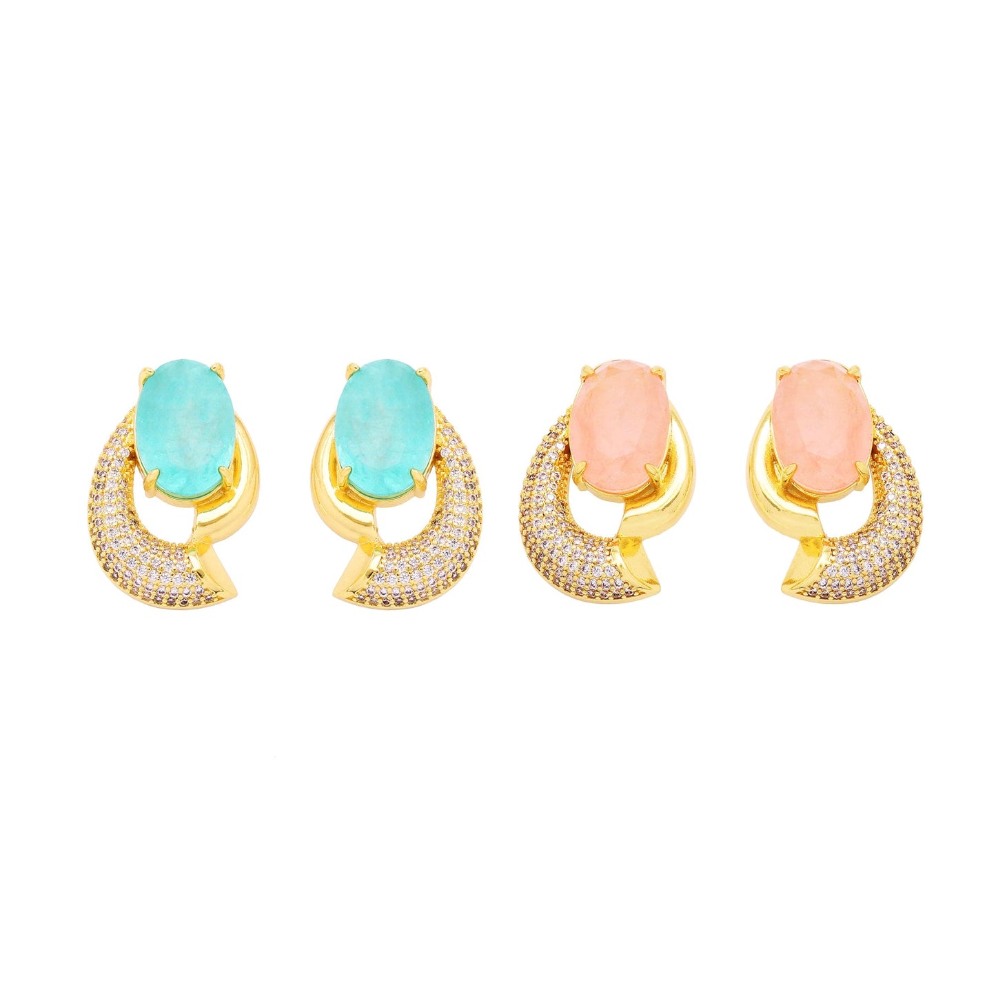 Brinco Fusion Oval Imponente - XYS101224