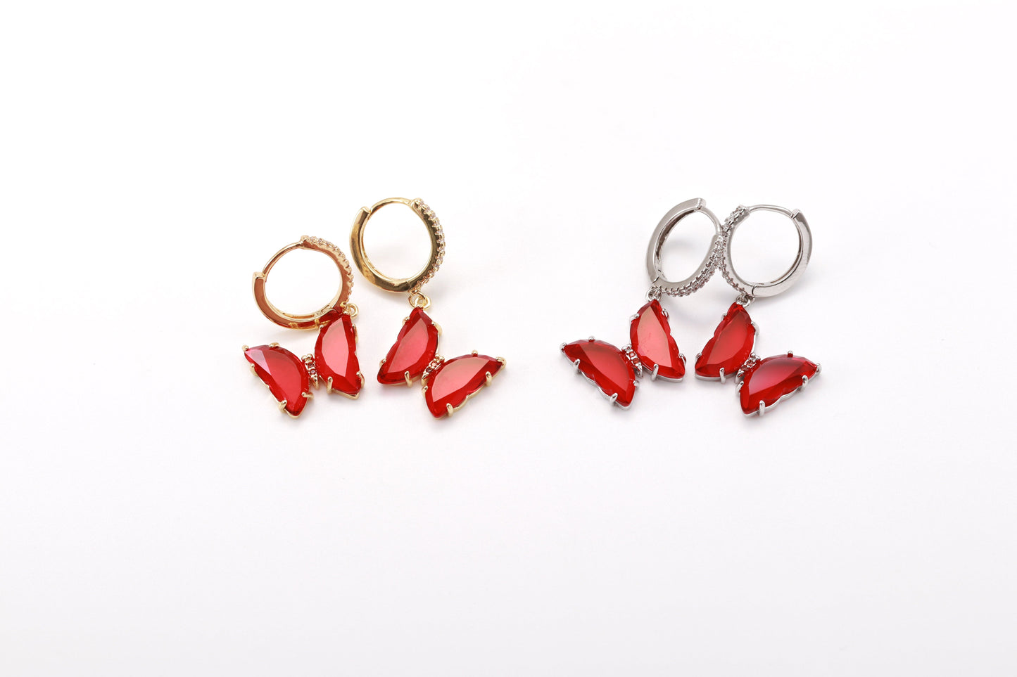 Borboletinha de Vidro Brinco-XYS100732