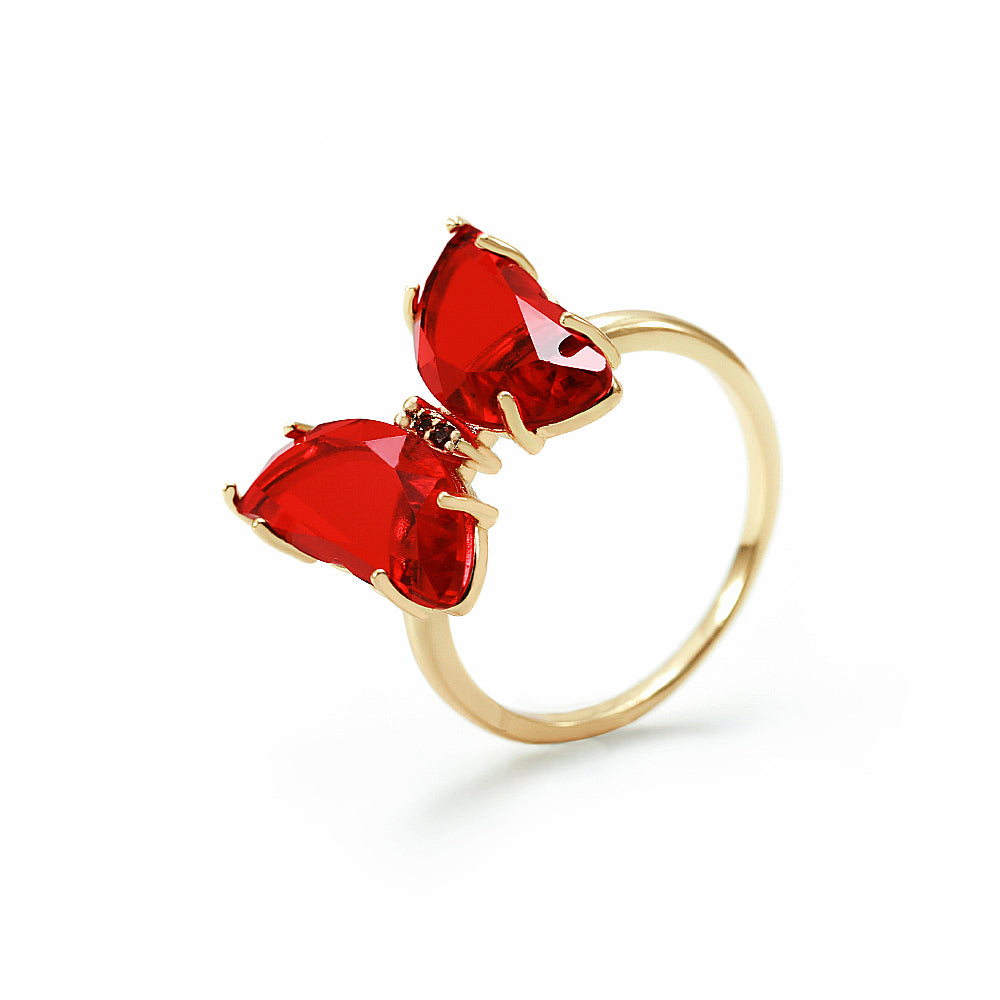 Borboletinha de Vidro ANEL-XYS100732