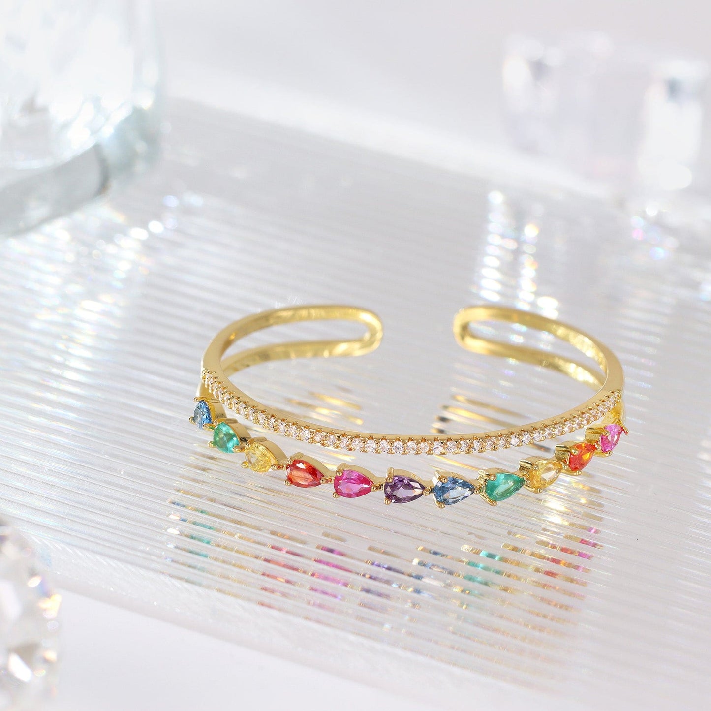 Pulseira bracelete coração mix cores XYH100937