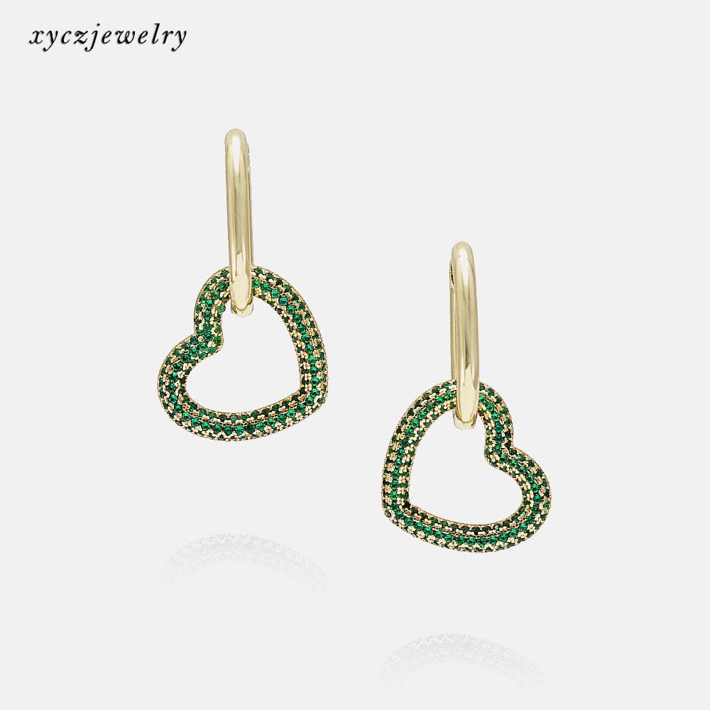 Brinco Argolinha Coração XYE103630