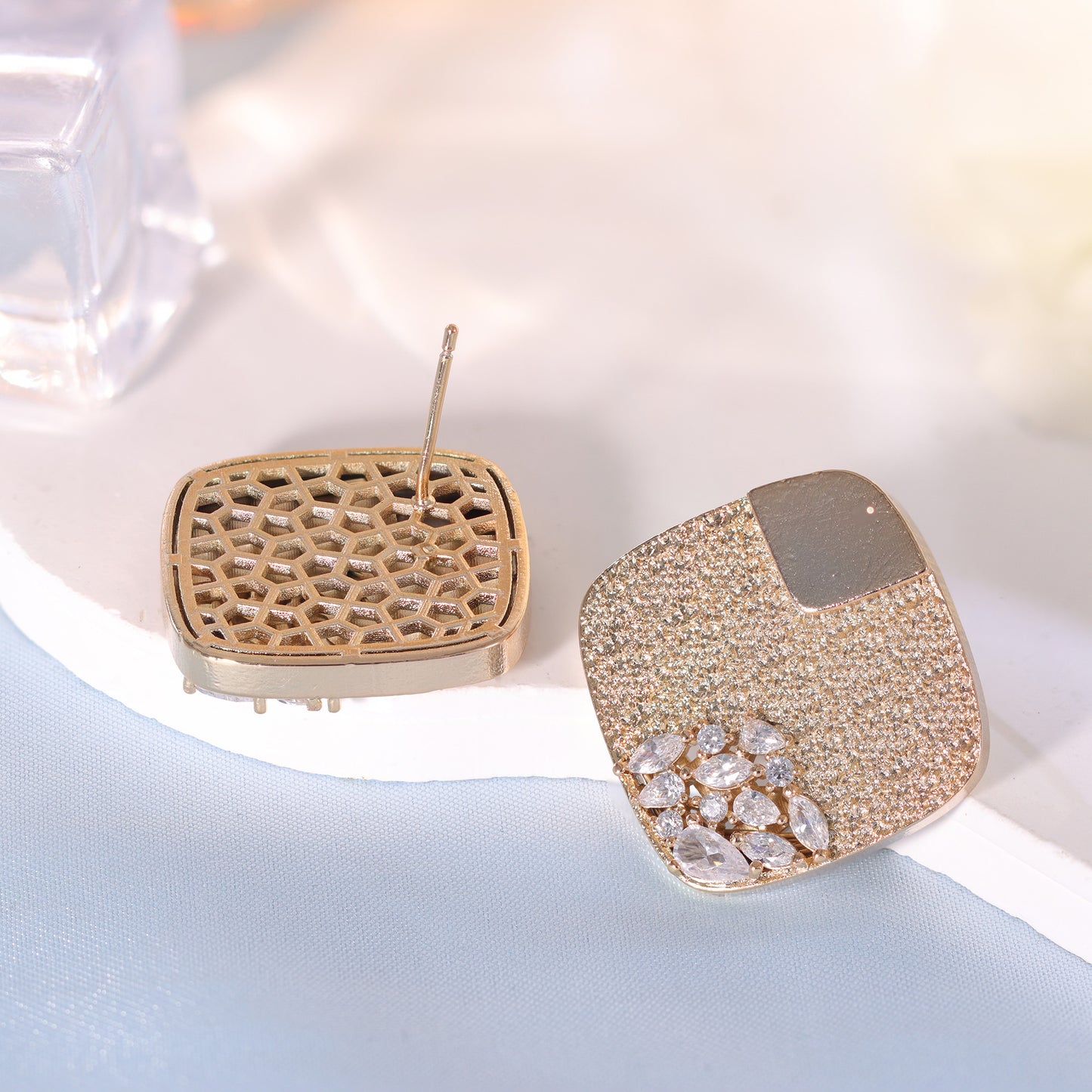 Brinco Losango detalhado xye105507