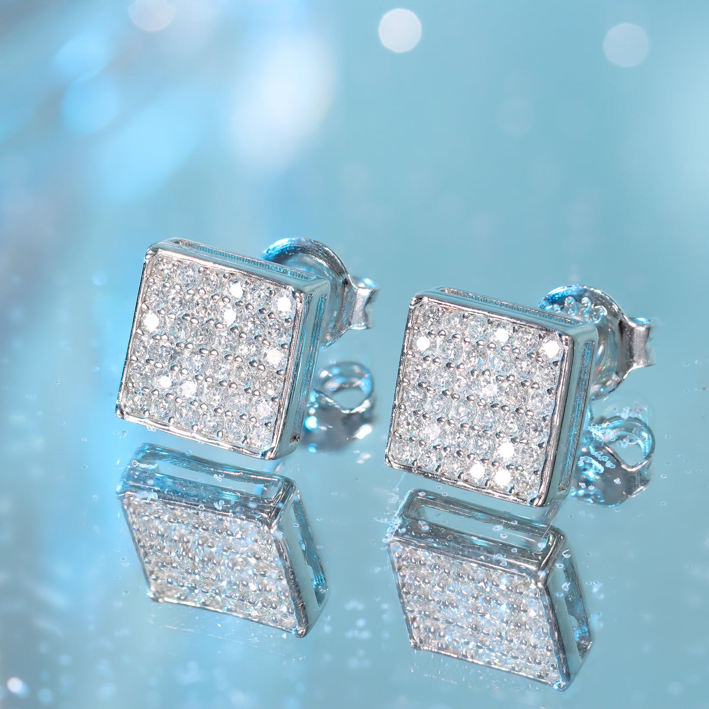 Brincos Encanto Prata 925 e moissanite XYE104916