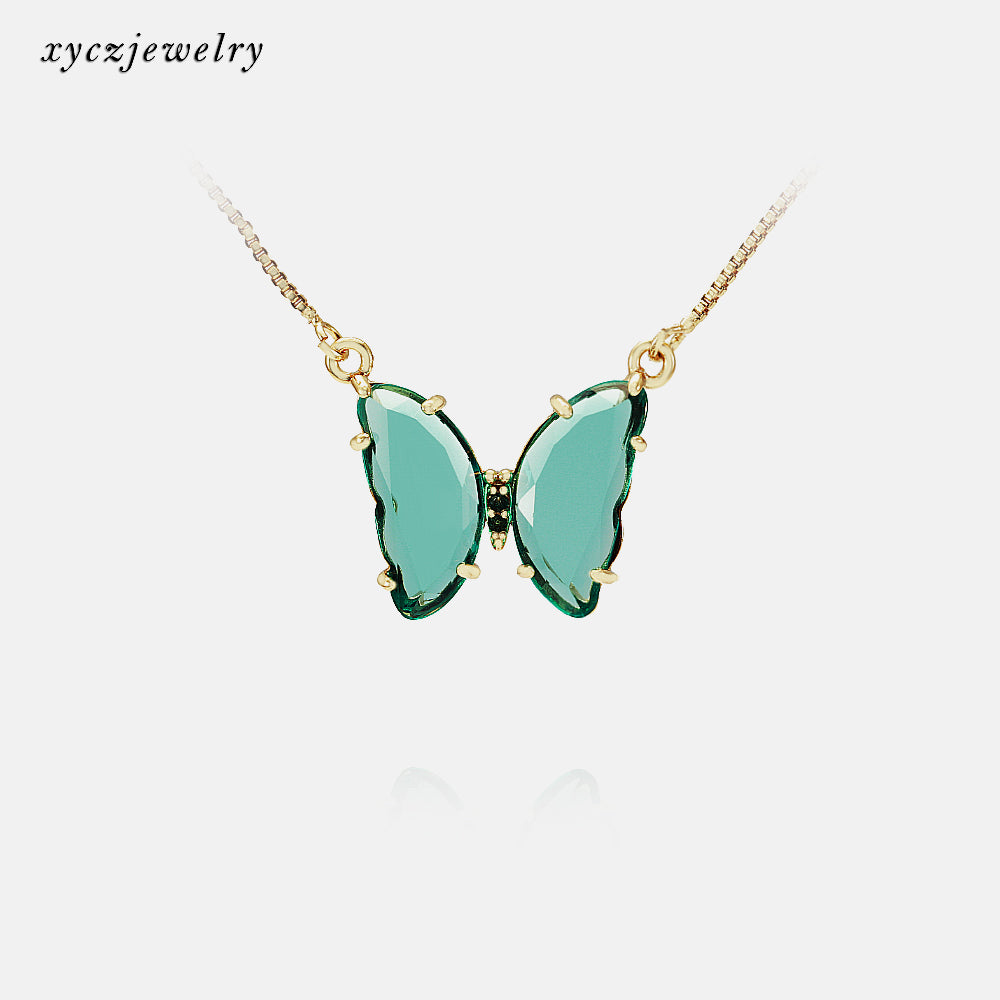 Borboletinha de Vidro Colar-XYS100732