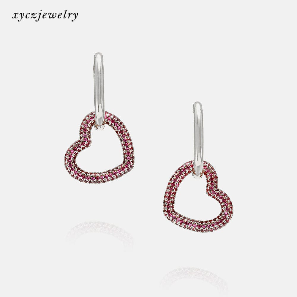 Brinco Argolinha Coração XYE103630