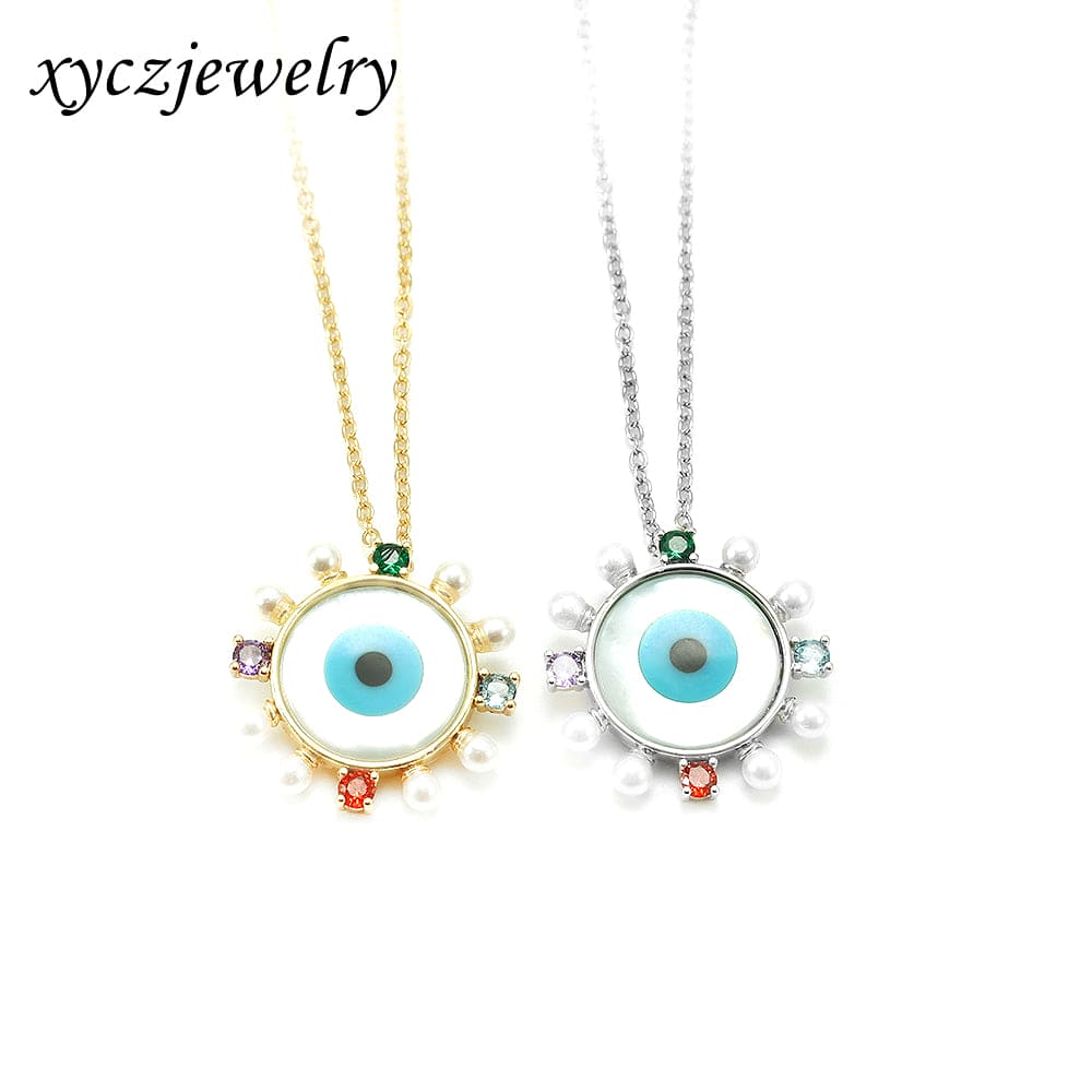 BRUTO - Colar pingente olho grego cores XYN100920