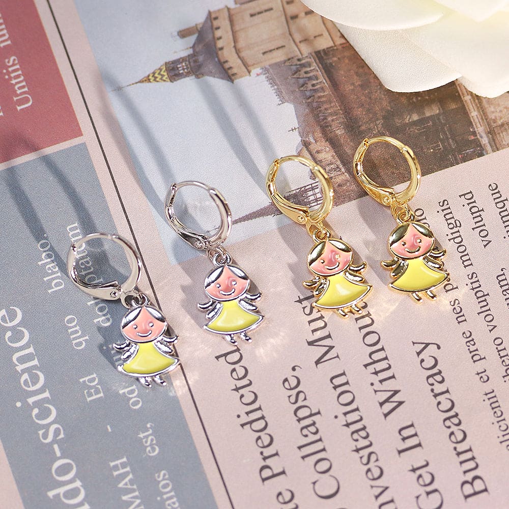 Brinco Menininha Resinada XYE104222