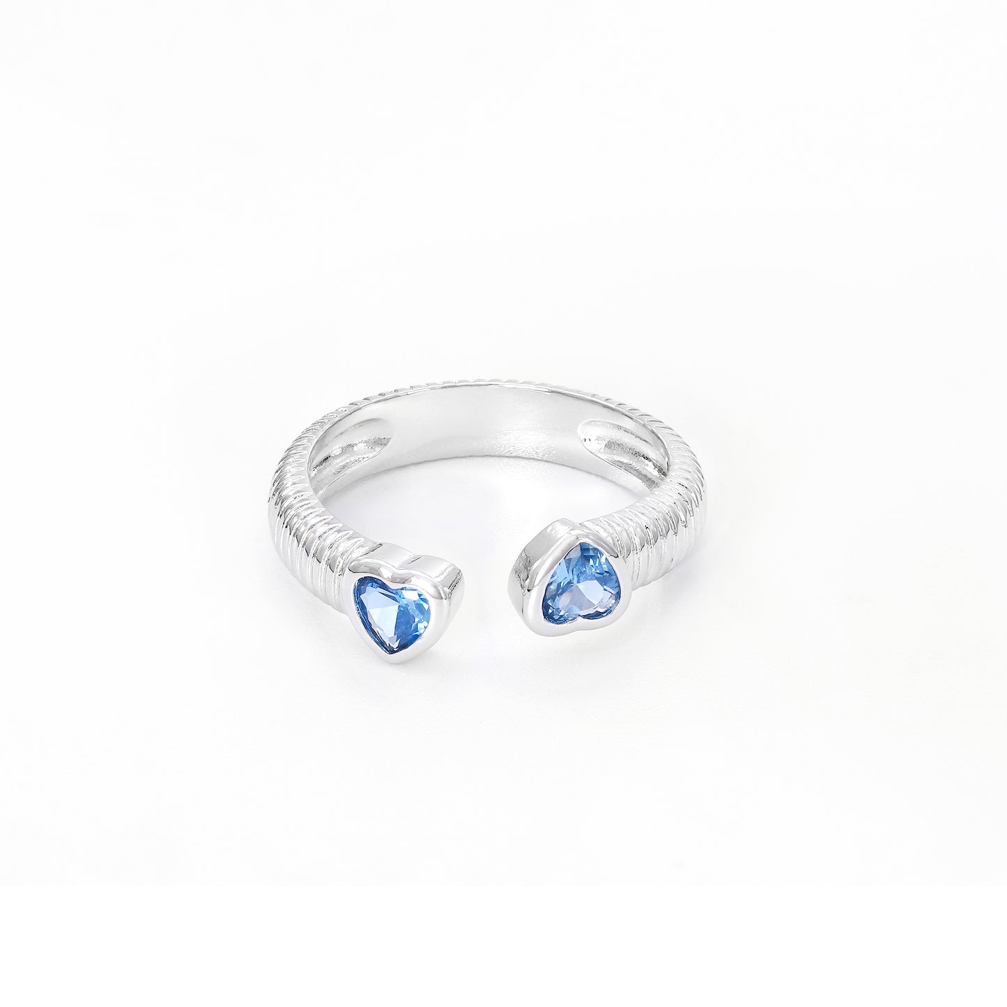 Anel aberto coração color - XYR103428