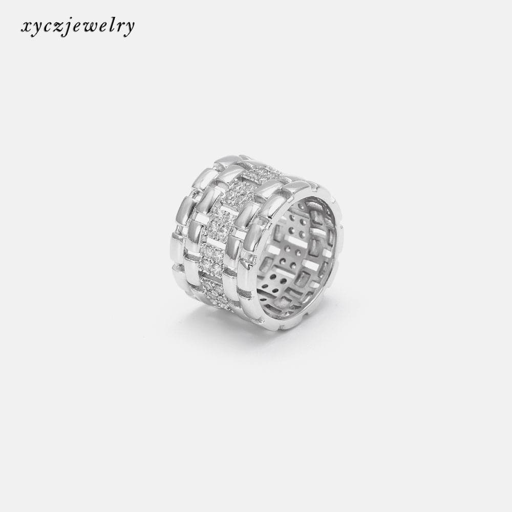 Tijolinhos Anel com Zirconias XYS100980