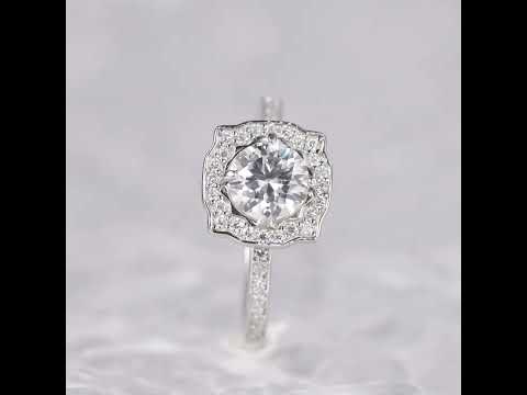 Anel Moissanite prata 925 XYR101464