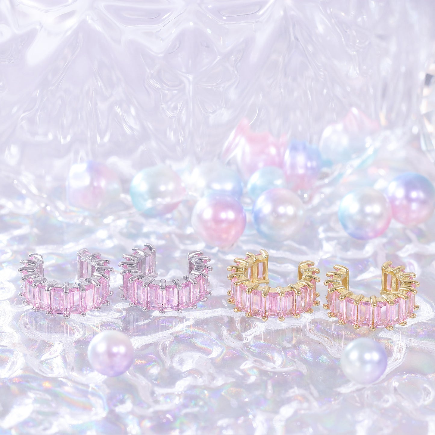 Piercing FAKE vidro lapidado - XYE104622