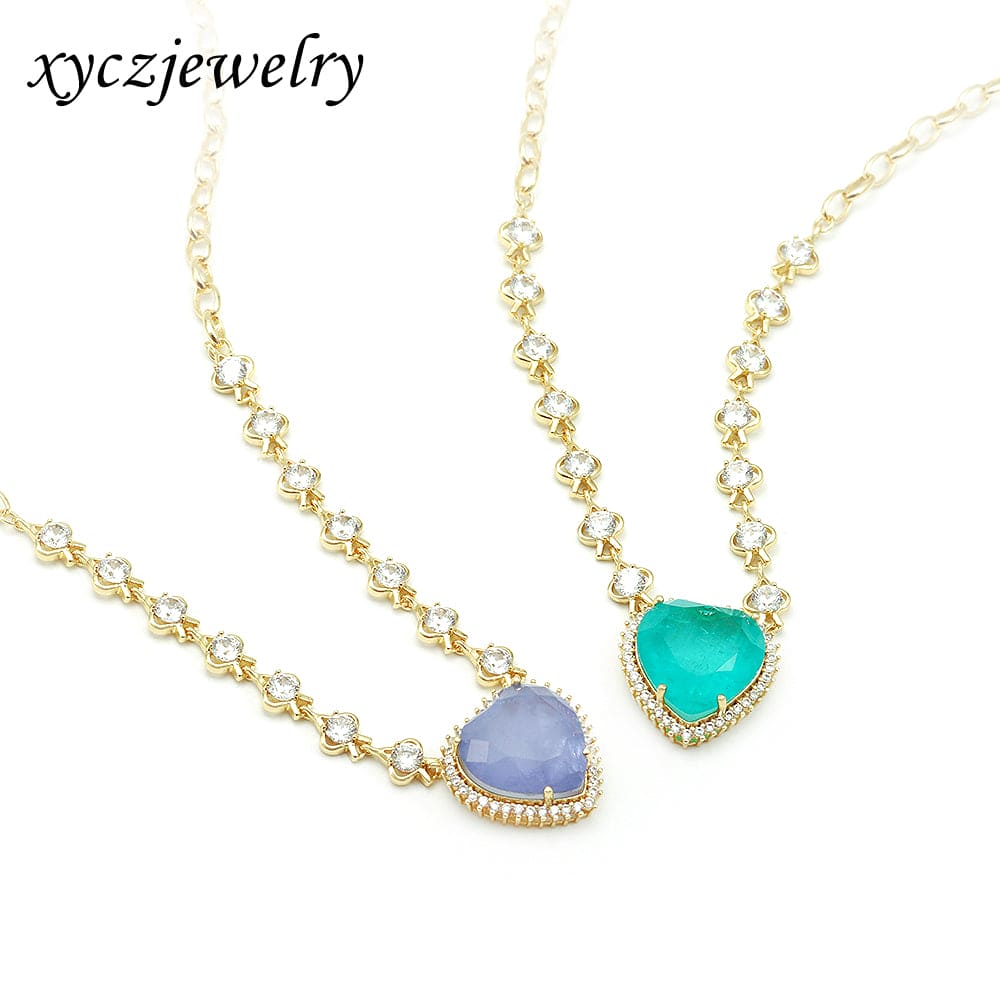 Colar Coração Fusion com Elos de ponto de Luz XYN100966