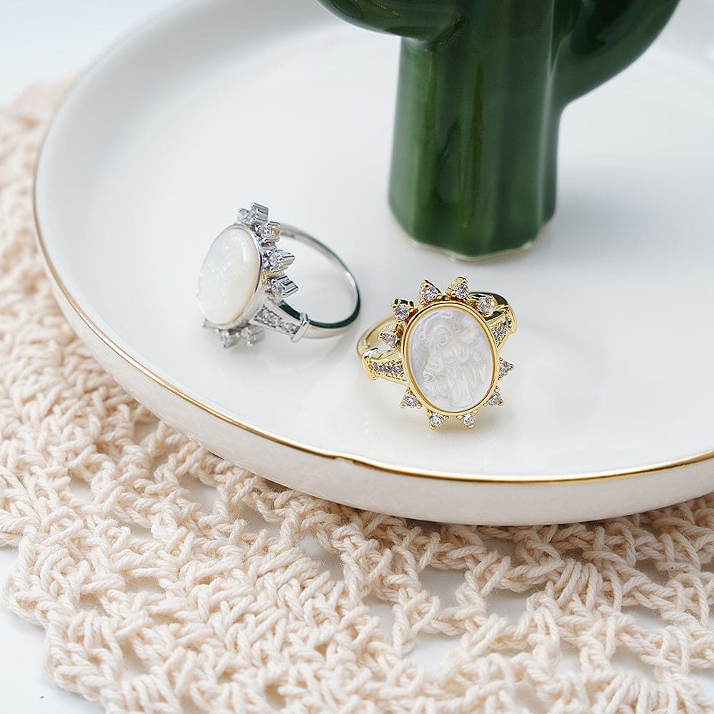 Anel Nossa Senhora na Madrepérola - XYR103321