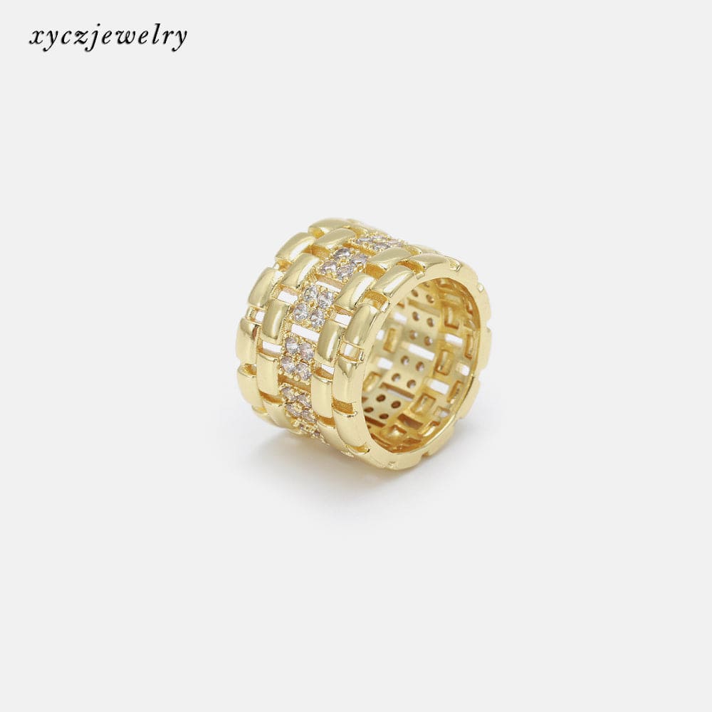 Tijolinhos Anel com Zirconias XYS100980