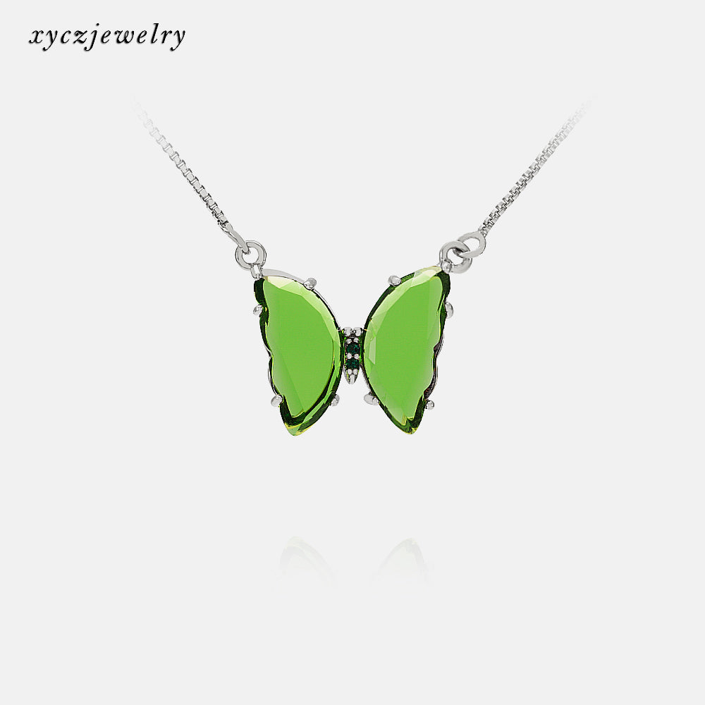 Borboletinha de Vidro Colar-XYS100732