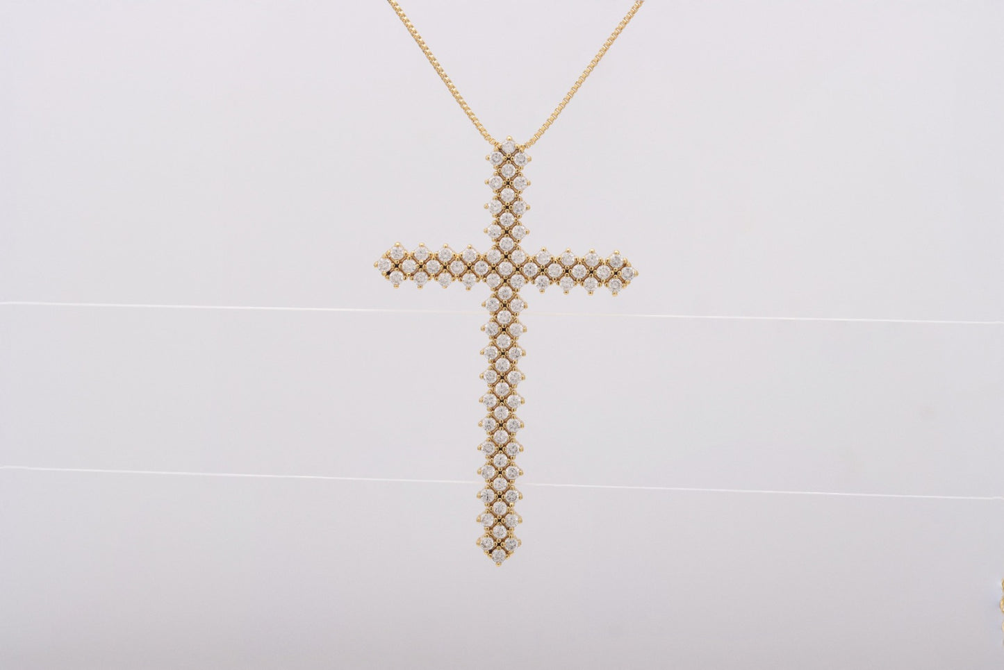 Colar Cruz Cravejada XYP101357