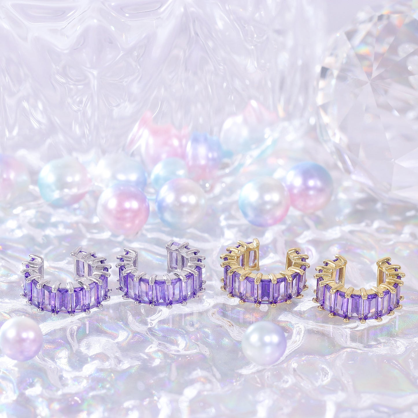 Piercing FAKE vidro lapidado - XYE104622