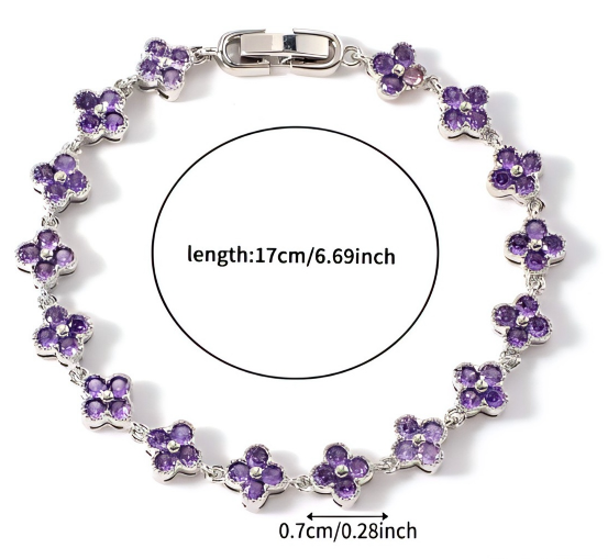 Pulseira Riviera Flowers colors 17 cm DCG0827
