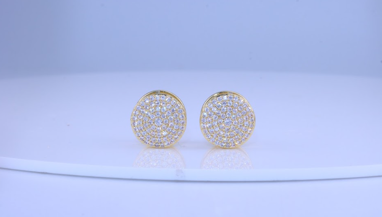 Brinco Circulo inteiro cravejado DCG0823