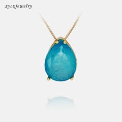 Colar Gota pedra de fusão XYN101364