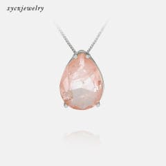 Colar Gota pedra de fusão XYN101364