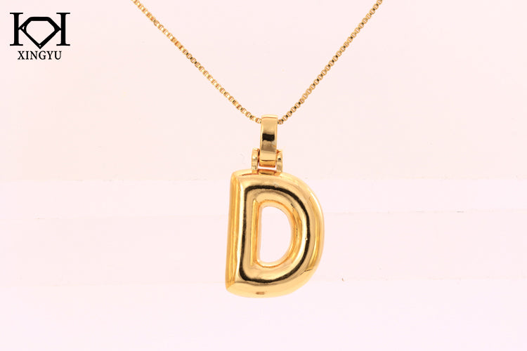 Colar com pingente Letra inicial XYN101526