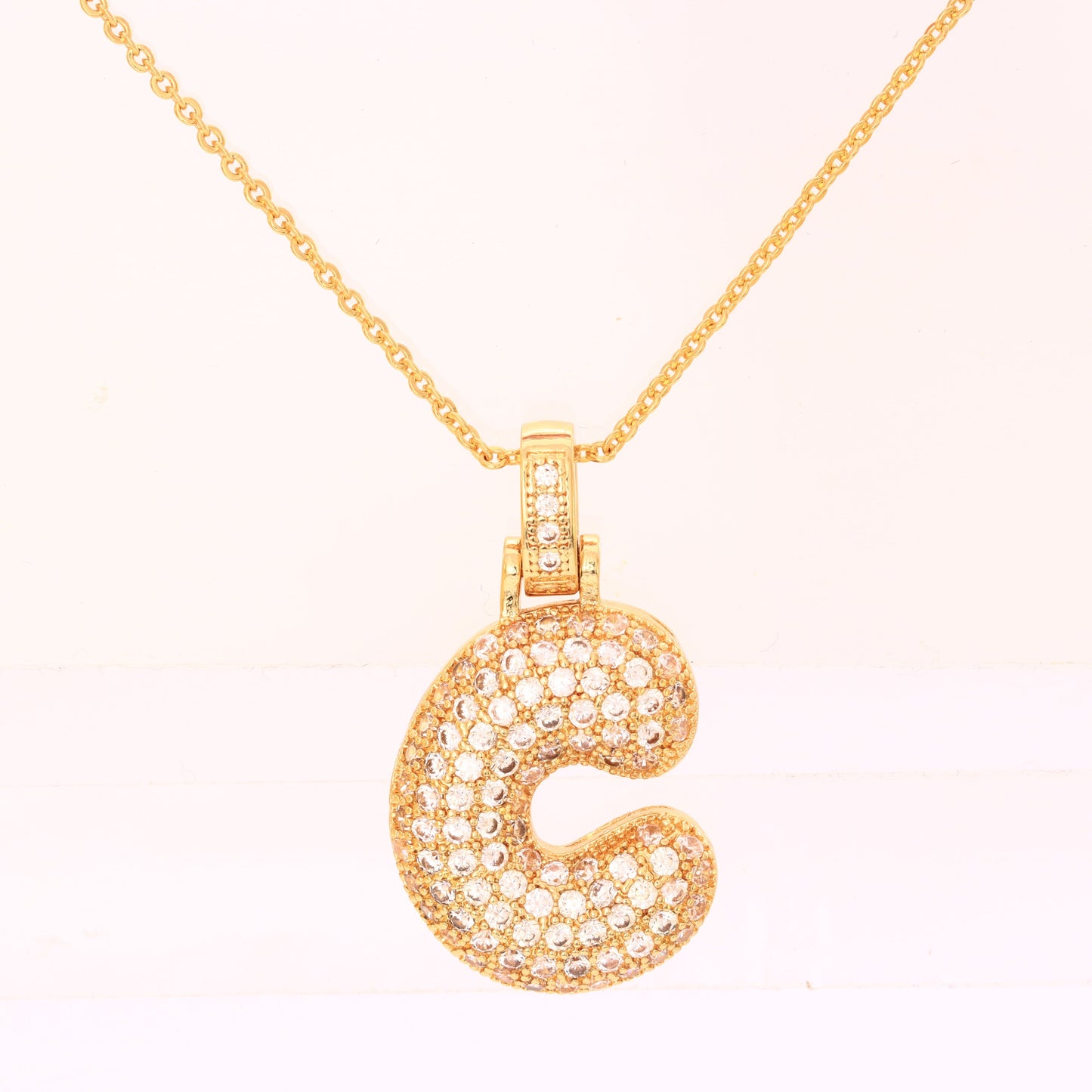 Pingente Letra inicial Cravejada XYN101526