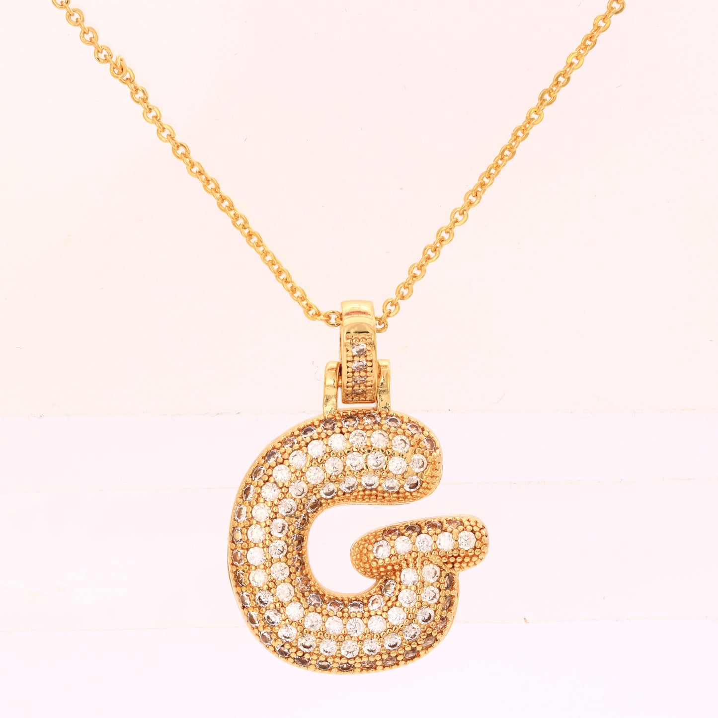 Pingente Letra inicial Cravejada XYN101526
