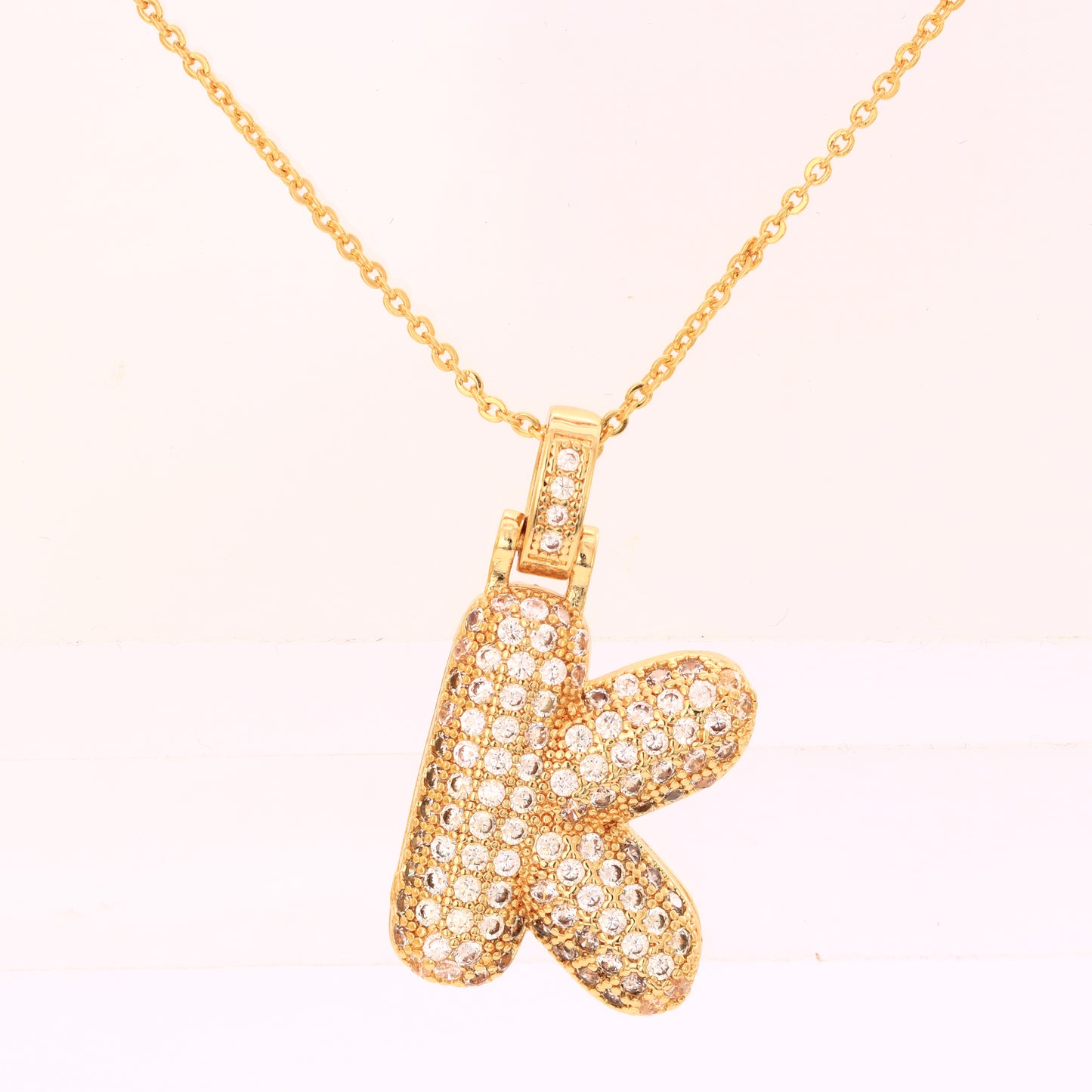 Pingente Letra inicial Cravejada XYN101526