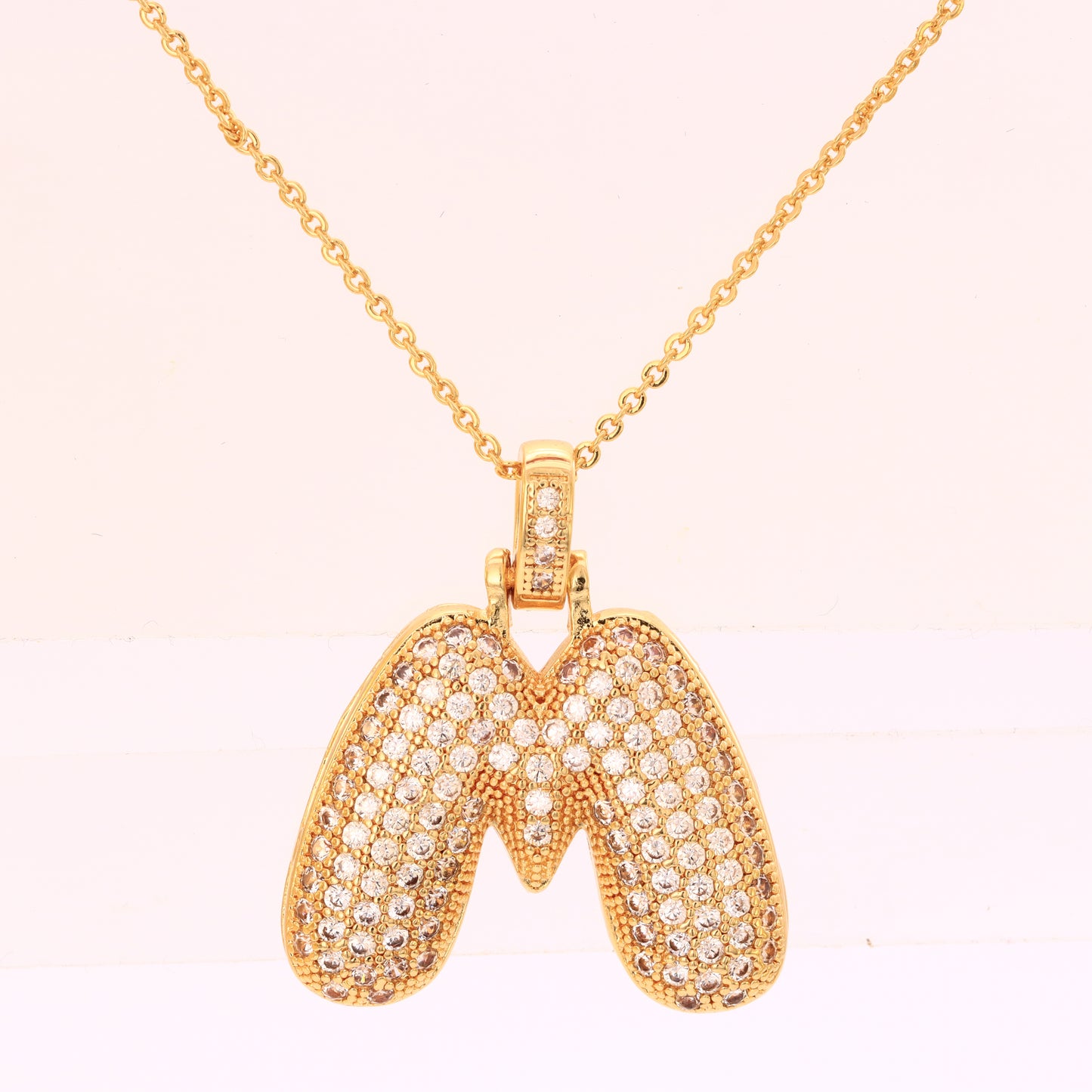 Pingente Letra inicial Cravejada XYN101526