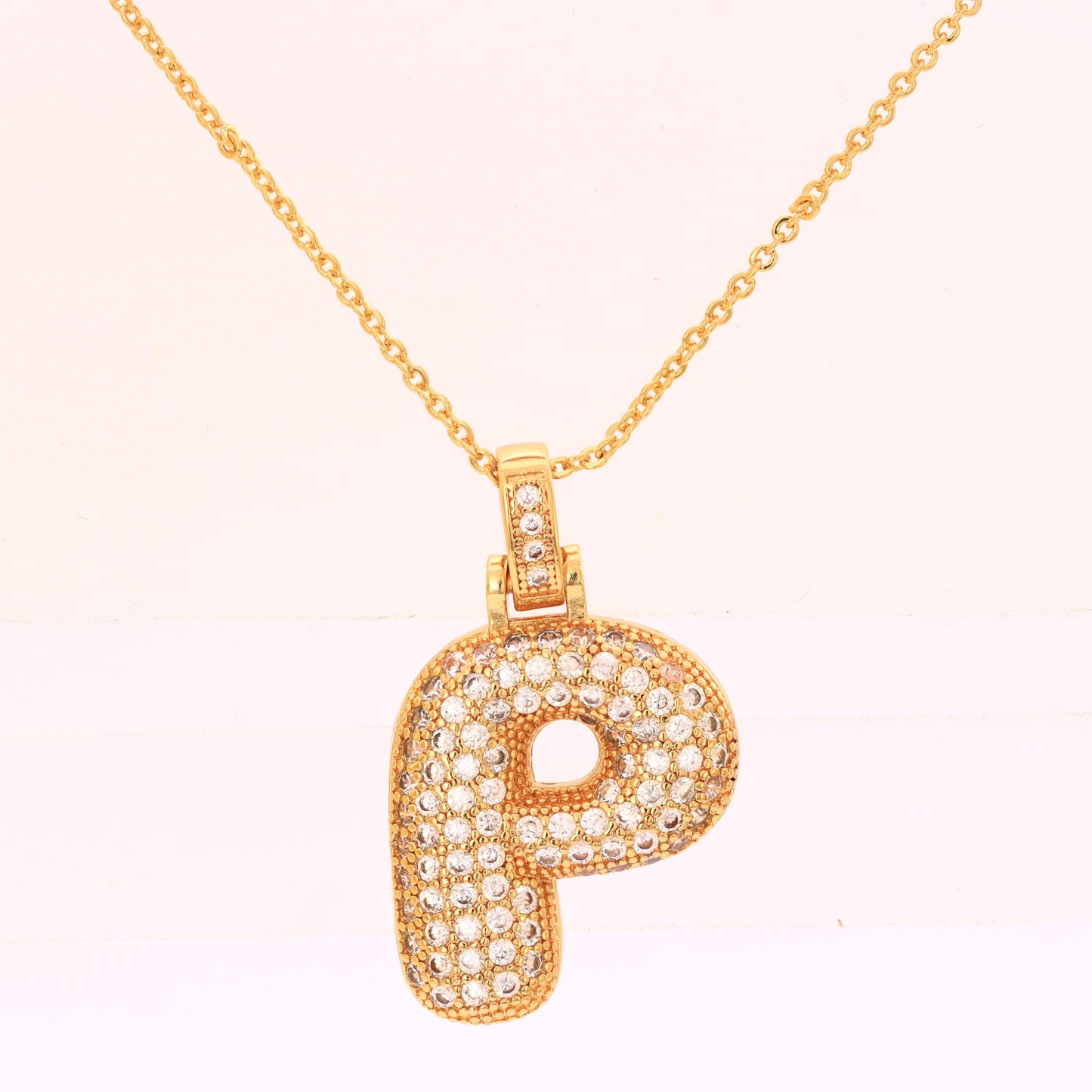 Pingente Letra inicial Cravejada XYN101526