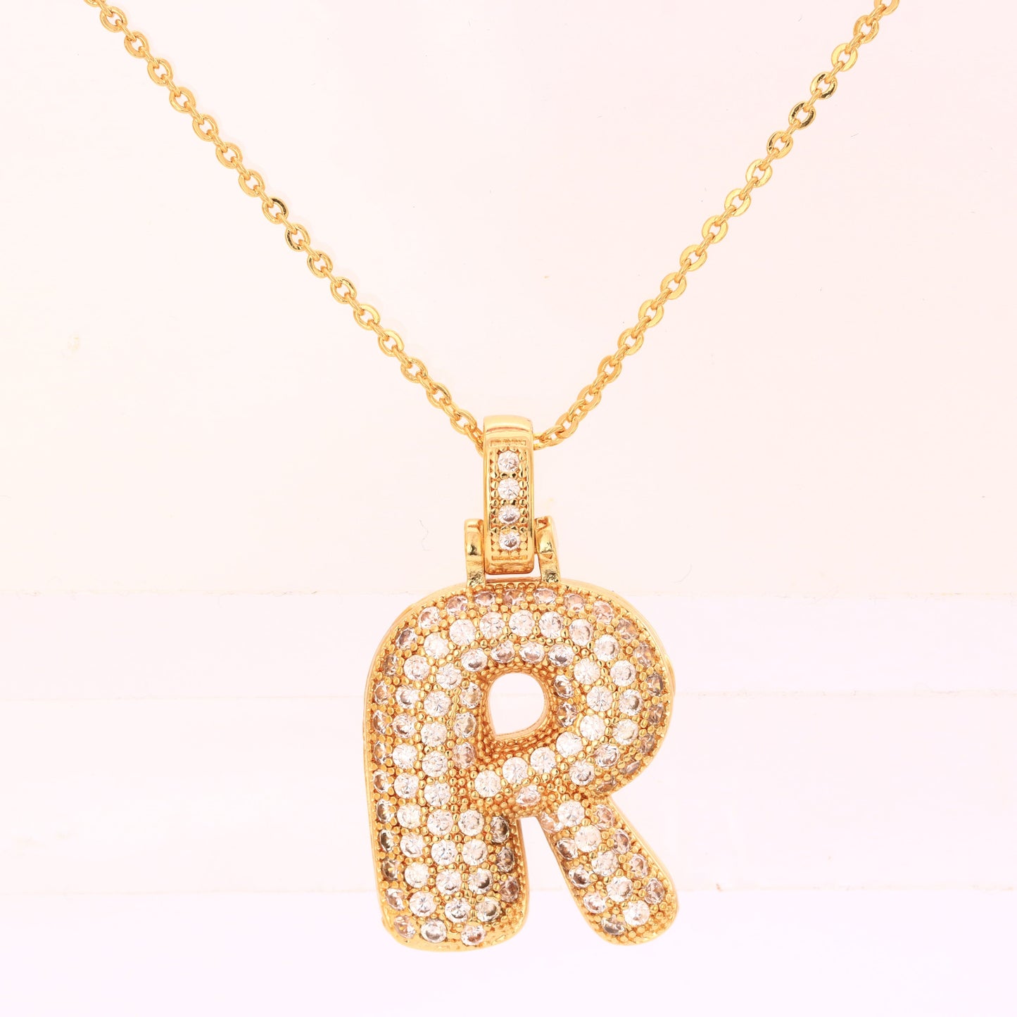 Pingente Letra inicial Cravejada XYN101526