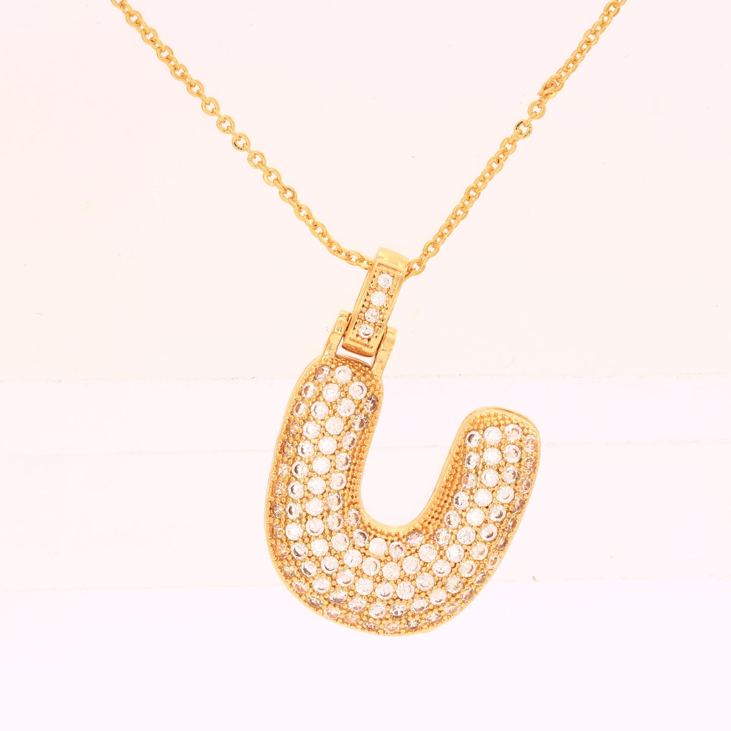 Pingente Letra inicial Cravejada XYN101526