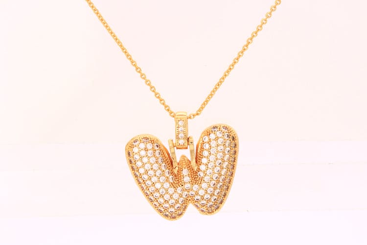 Pingente Letra inicial Cravejada XYN101526