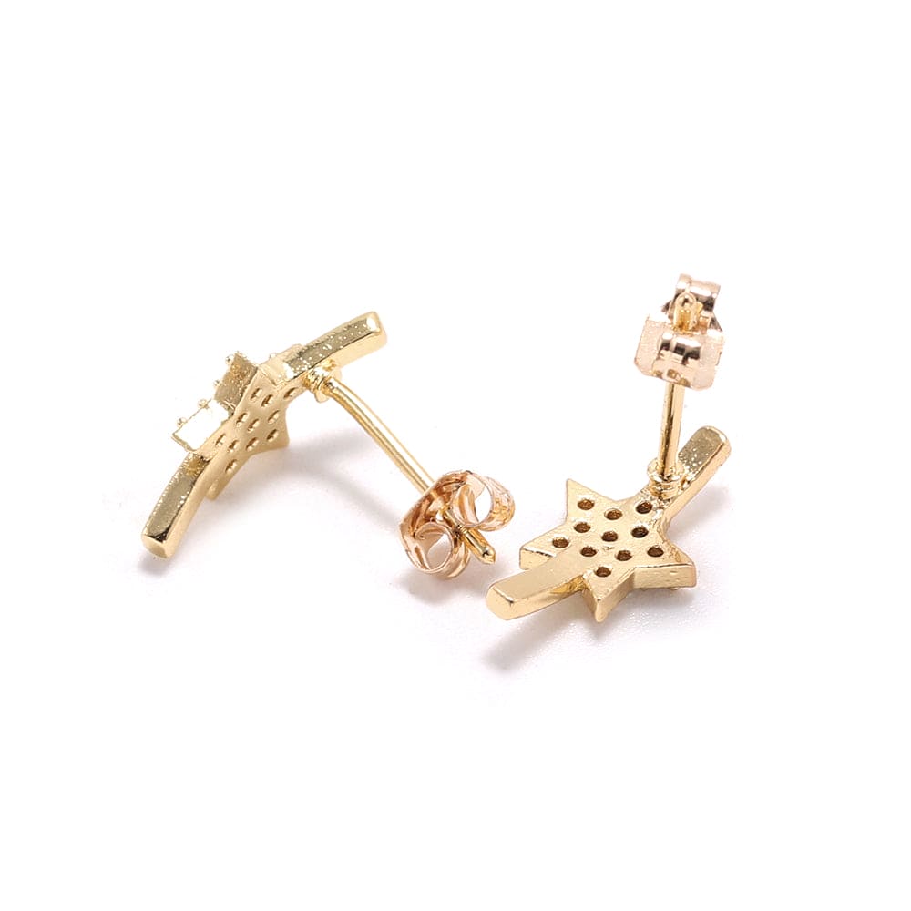 Brinco Estrelinha cravejada XYS100775