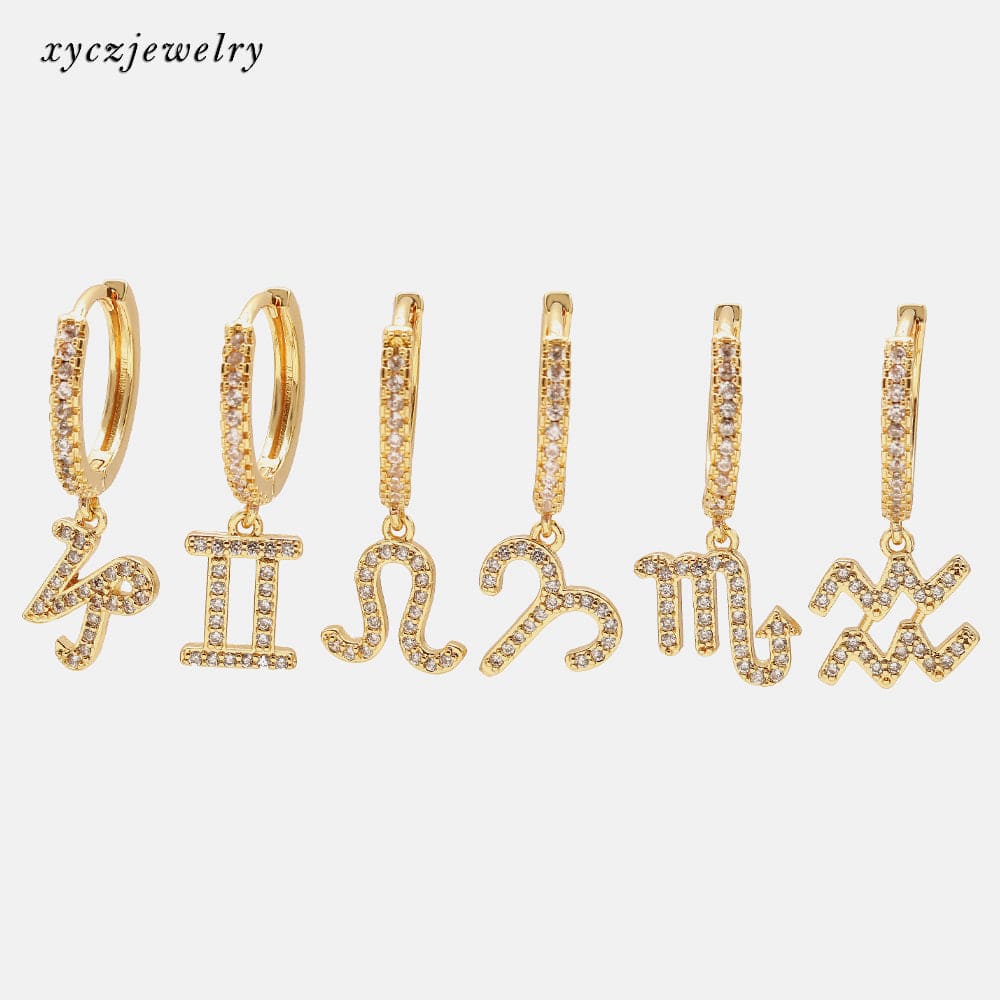 Brinco Argolinha Zodíaco XYE103447