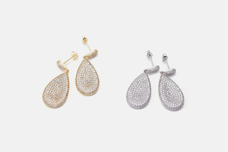 Brincos Gota Luxuosa XYE103568