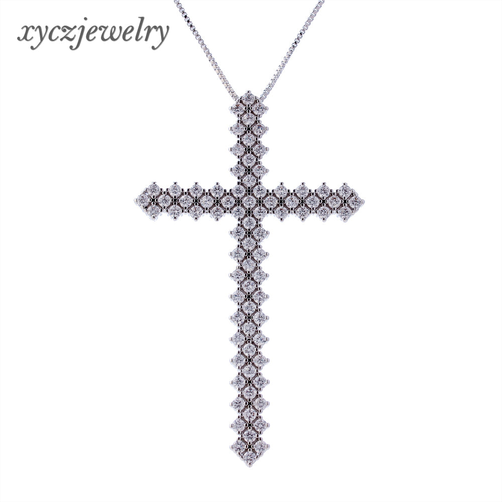 Colar Cruz Cravejada XYP101357