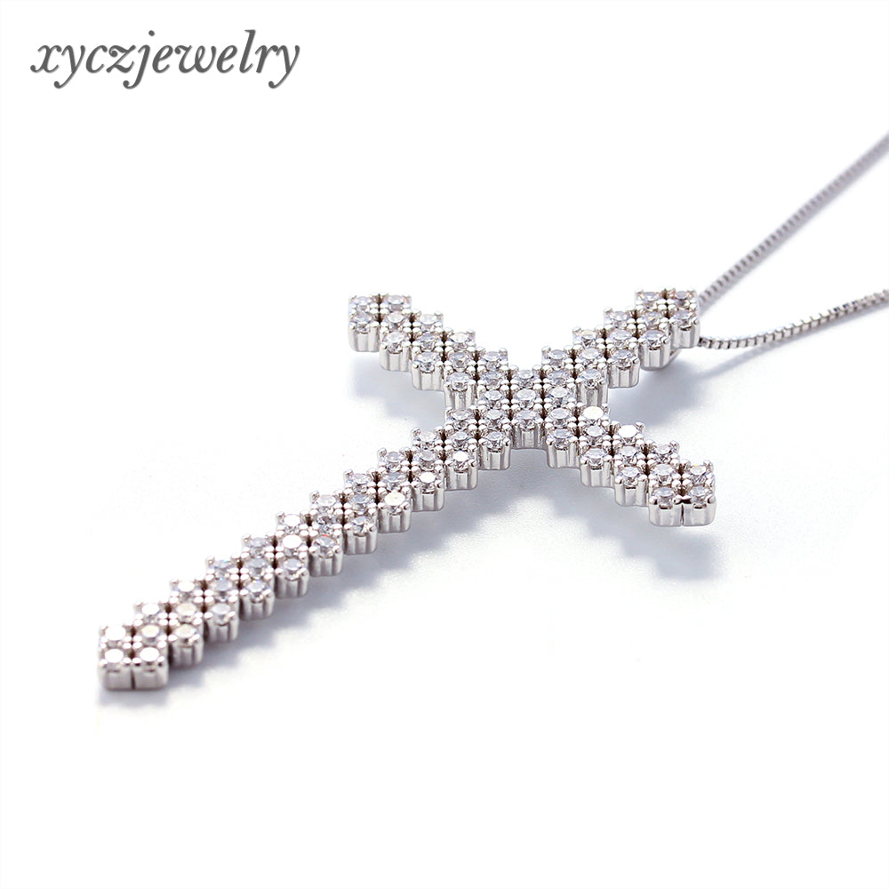 Colar Cruz Cravejada XYP101357