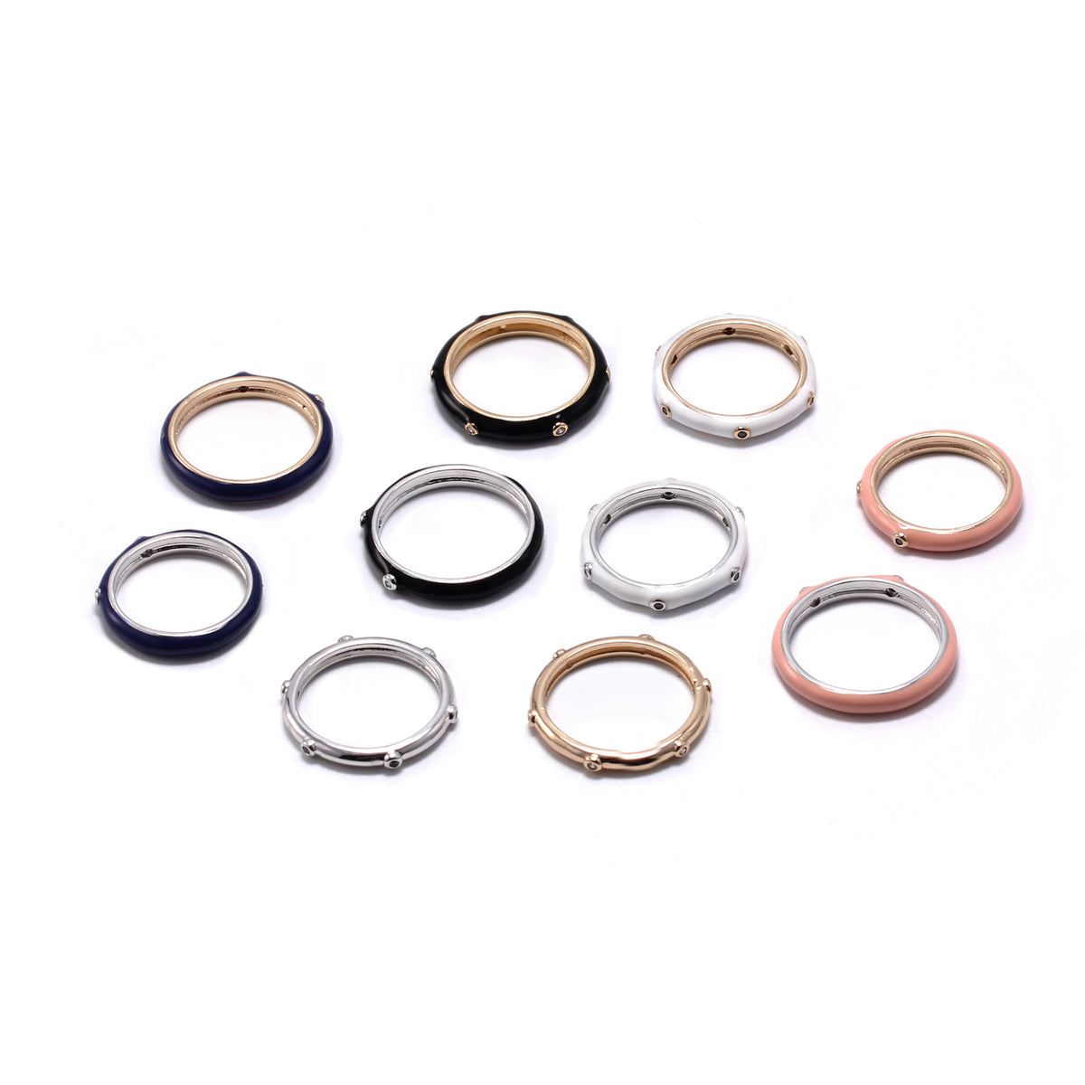 Anel Life Joyful ouro Ródio XYR102743